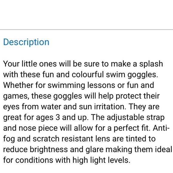 New Paw Patrol Marshall Swim Goggles - Picture 2 of 2